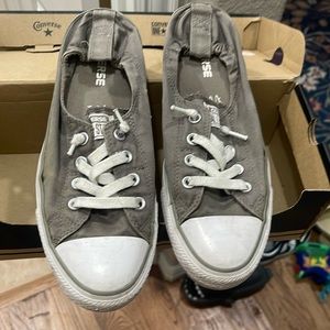 Gray Converse Shoreline shoes, size 9